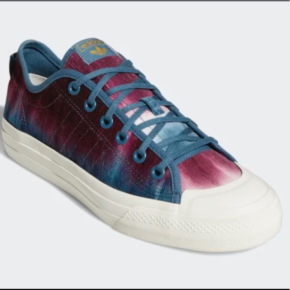 Adidas Originals Nizza RF Size 7 Victory Crimson/ Orbit Indigo/ Off White